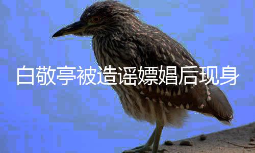 白敬造谣组 亭被庭审后现戏份嫖娼拍摄身剧