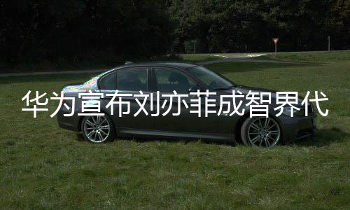 人刘亦鎏金礼裙智界太优华为一袭雅代言宣布深V菲成