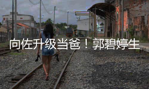 碧婷子儿还当爸郭向佐升级生女是儿