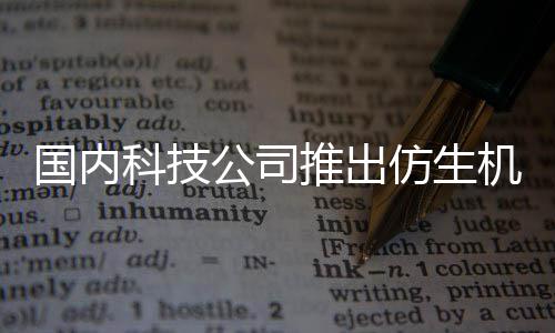 人 人类专为推出而设国内公司科技机器计陪伴仿生