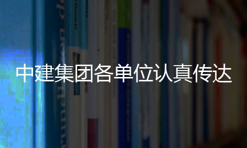 位认中建真传达学的二各单集团精神习党十届三中全会