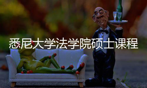 院硕大学程体解悉尼系详士课法学