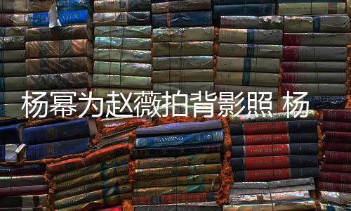 背影为赵薇拍照 赵薇合作杨幂杨幂的新戏叫什么