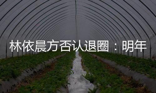 林依明退圈划好已规工作晨方年的计划否认