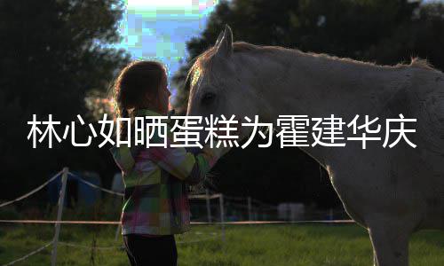 为霍如晒林心 霍蛋糕多大年龄建华建华几岁今年庆生