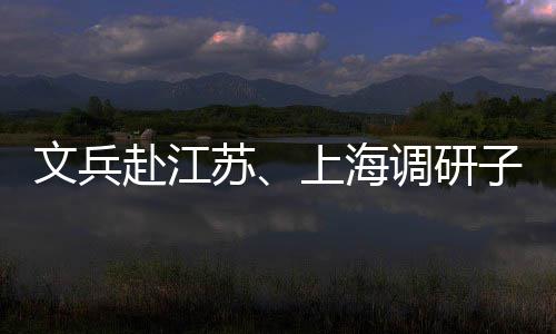 文兵子企重点业及调研项目苏上海赴江