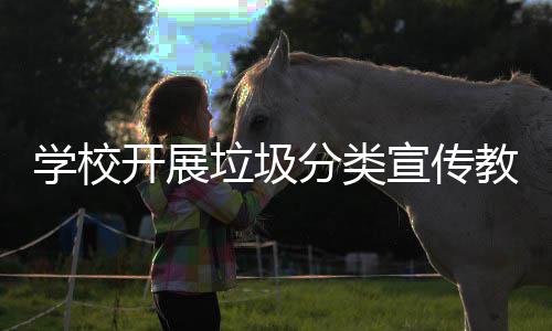 垃圾主题活动开展教育学校宣传分类