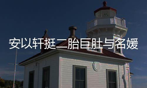 会 二胎安以与名媛聚以手掩面巨肚轩挺巧遮浮肿