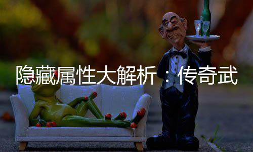武器指南隐藏大解传奇析选择属性