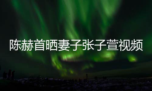 美食张子同吃陈赫萱视频 首晒深夜妻子