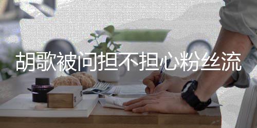 被问流失他人胡歌担不担心可以看其你去看粉丝
